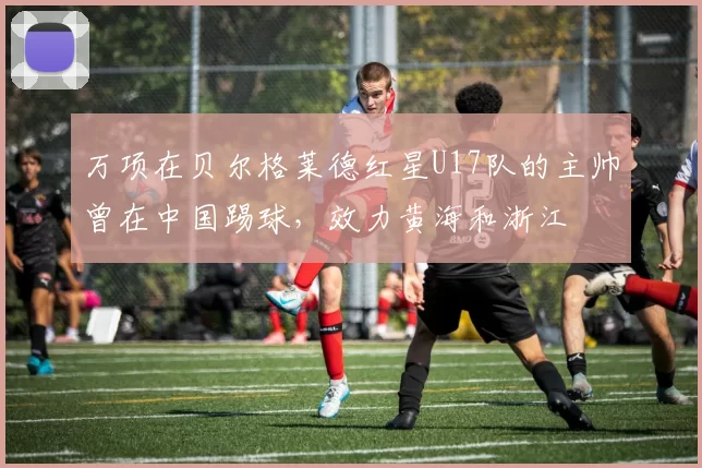 万项在贝尔格莱德红星U17队的主帅曾在中国踢球，效力黄海和浙江